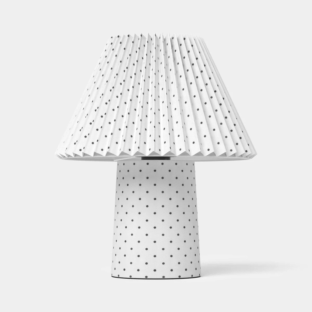 Trend Pleated Double Shade Small Dot White - Room Essentials, Target